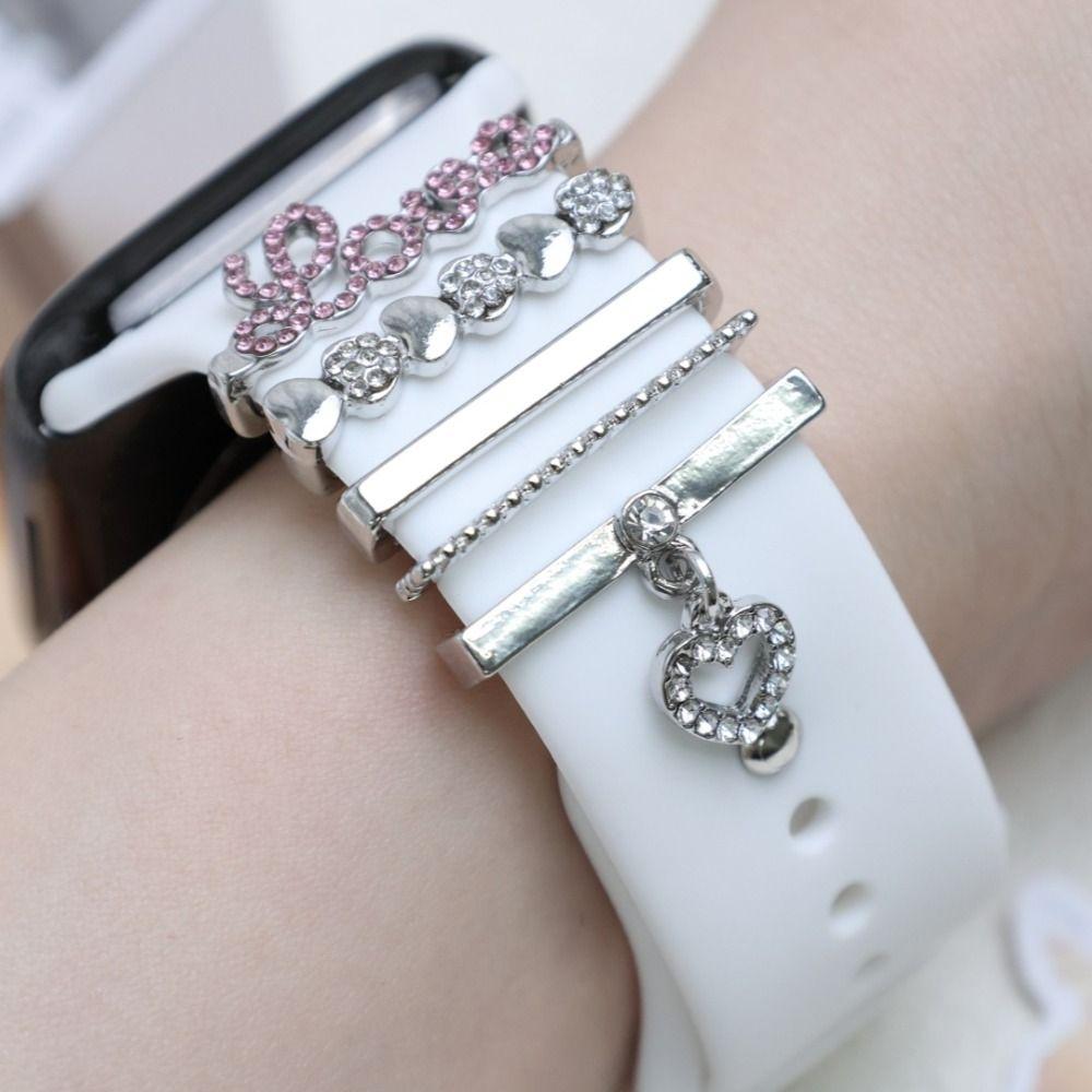 Metal Decorative Ring Brooch Decorative Nail Creative Wristbelt Charms  Strap Accessories