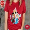 Summer Fashion Mickey Tshirt Yk Minnie Mouse Hat Printed Cotton Printed Tshirt Womens Loose Disney Tshirt