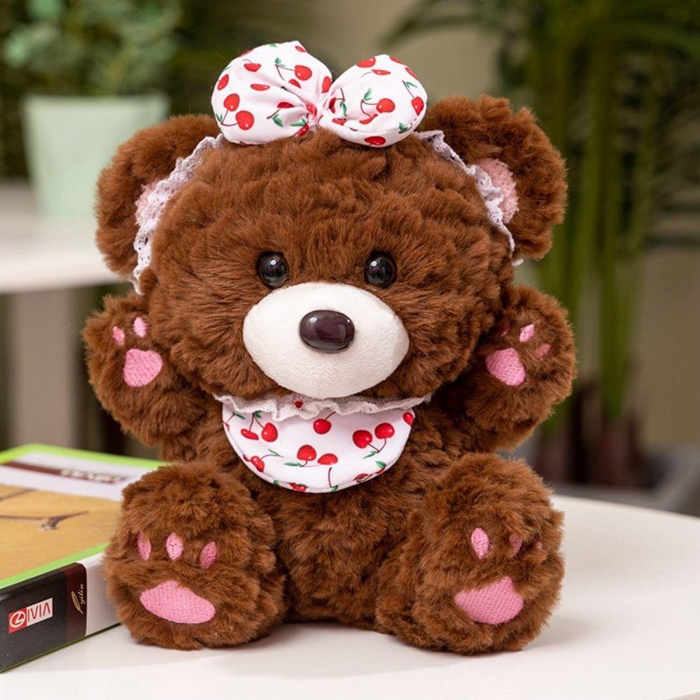 Strawberry Bear Plush Kids Toy Cherry Stuffed Animals Plush Doll  Children Girls Boys