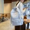 Schoolbag new ins trendy and versatile primary school students fourth to sixth grade middle and high school students large-capacity travel backpack