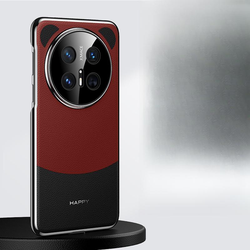 Applicable To Huawei Mate70 Mobile Phone Case High-end Mate60pro Business Full-inclusive Anti-fall 50/40 Men's Plain Leather Case