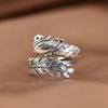 Vederring van de Feniks voor Dames, Vintage Etnische Stijl, Eenvoudige Nieuwe Chinese Stijl, Niche Verstelbare Open Ring Sieraden