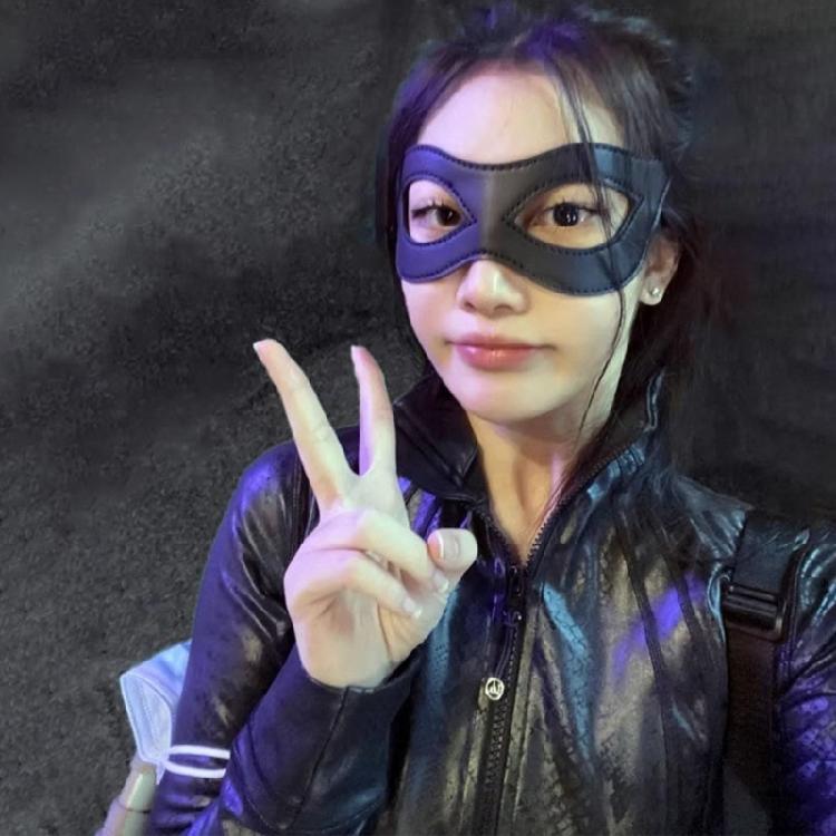 Stylish PU Leather Role Play Mask Breathable Design Cosplay Accessory For Costume Parties Themed Event Cosplay