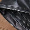 Ultra Thin Wallet Men's and Women's 6-inch Mobile Phone Bag Zipper Long Design Large Capacity Fashionable and Casual Top Layer Cowhide Clutch Bag