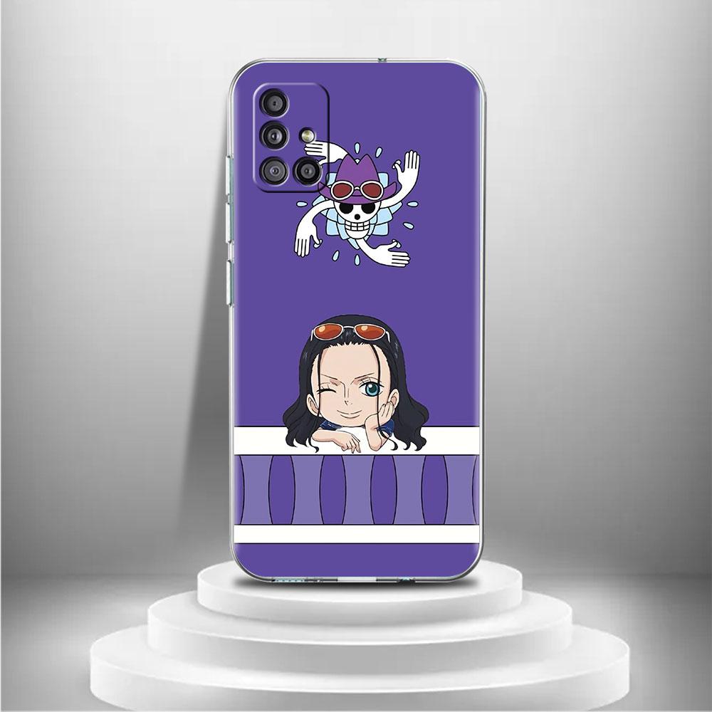 Průhledný kryt pro Samsung Galaxy A52 A12 A51 A32 A21s A71 A32 A22 50 A70 A31 A72 5G Kryt na telefon Vtipný One- Piece
