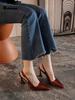 stiletto high heels women's Korean version pointed tip niche temperament single shoes outer wear dating versatile fashion shoes women