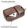 WEIXIER D401 Men Large Capacity Crossbody Single Shoulder Bag Casual PU Messenger Handbag