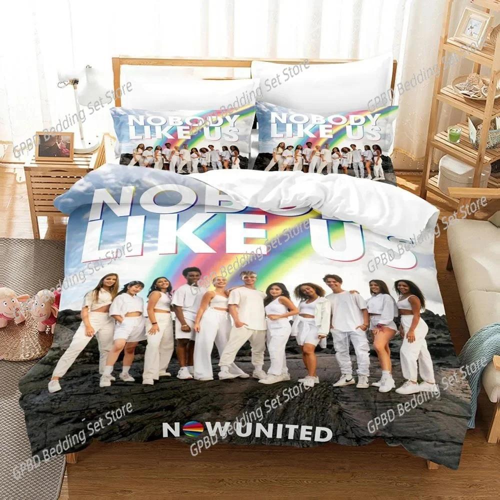 

3D Printed Now United Bedding Set 3D Printed Suitable For Bedroom Duvet Cover Set With Pillowcases Kids Home Textile EU Single(135*200cm)3pcs