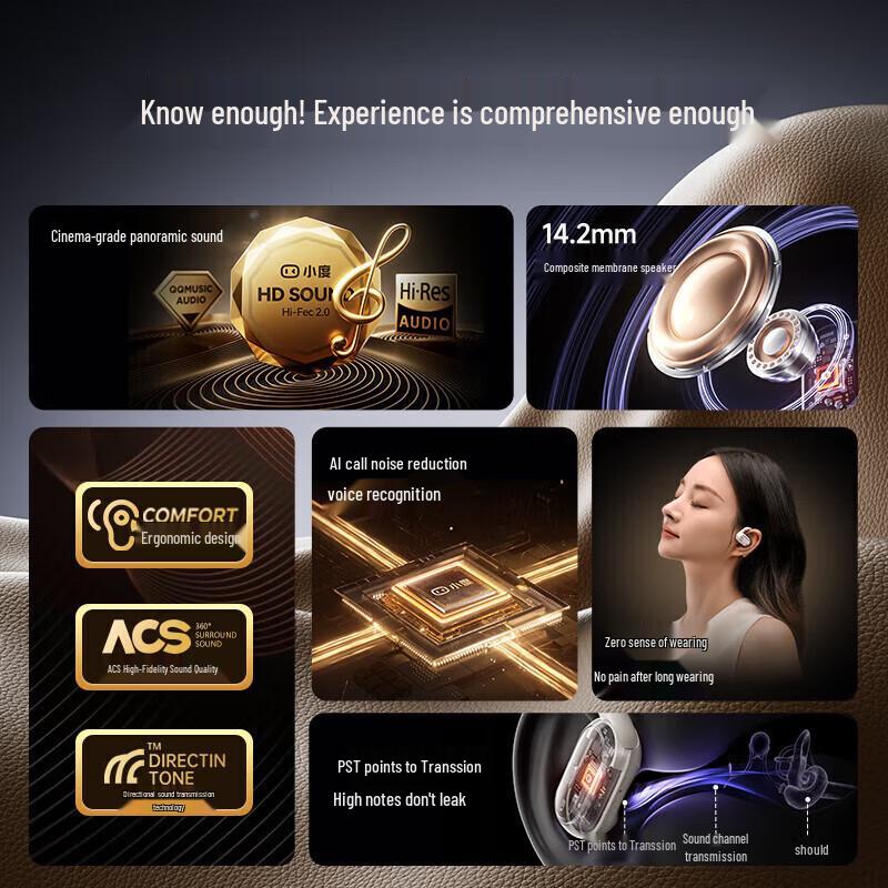 Xiaodu S150 AI Open-Ear Bone Conduction Sport Bluetooth Earbuds