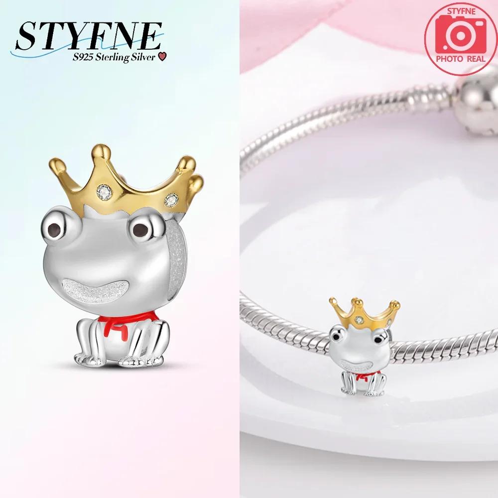 Original Copper Charm Pink Pig Mouse Cheese Fox Animal Charms Bead Fit Bracelet Diy Fine Gift Accessory Jewelry