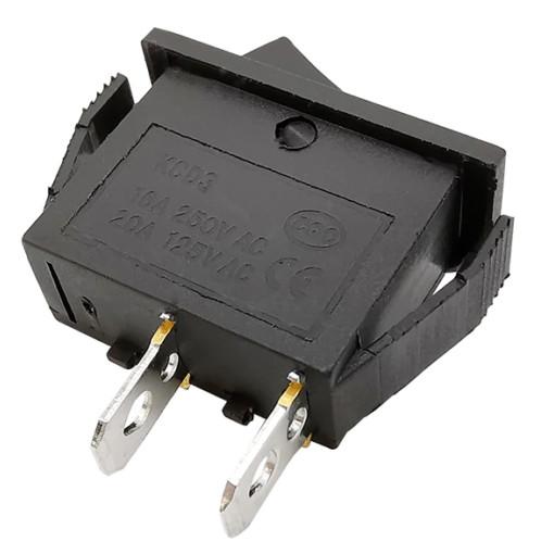 12V On-Off Rocker Switch 16A 2 Position SPST 240Vac For Treadmill