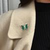 Trendy Fashion Luxury Brooch Women'S High-End Crystal Butterfly Corsage Clothes Accessories Coat Decoration Versatile Pin