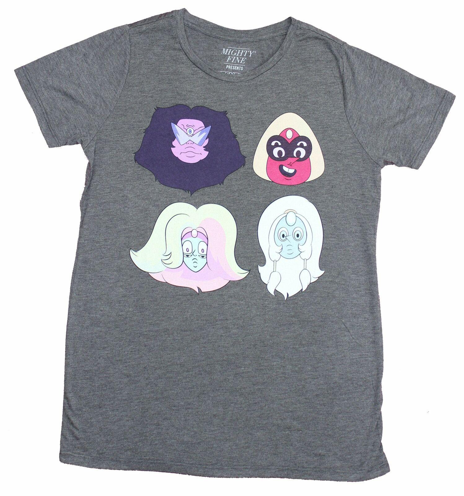 

Футболка унисекс Steven Universe Juniors 4 Faces Of The Gem Gals S