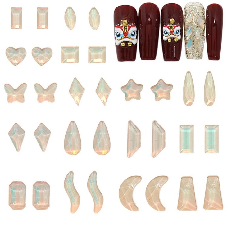 Butterfly Nails Art Rhinestones Flat Back Shine Nail Crystals Gems Nail Diamond