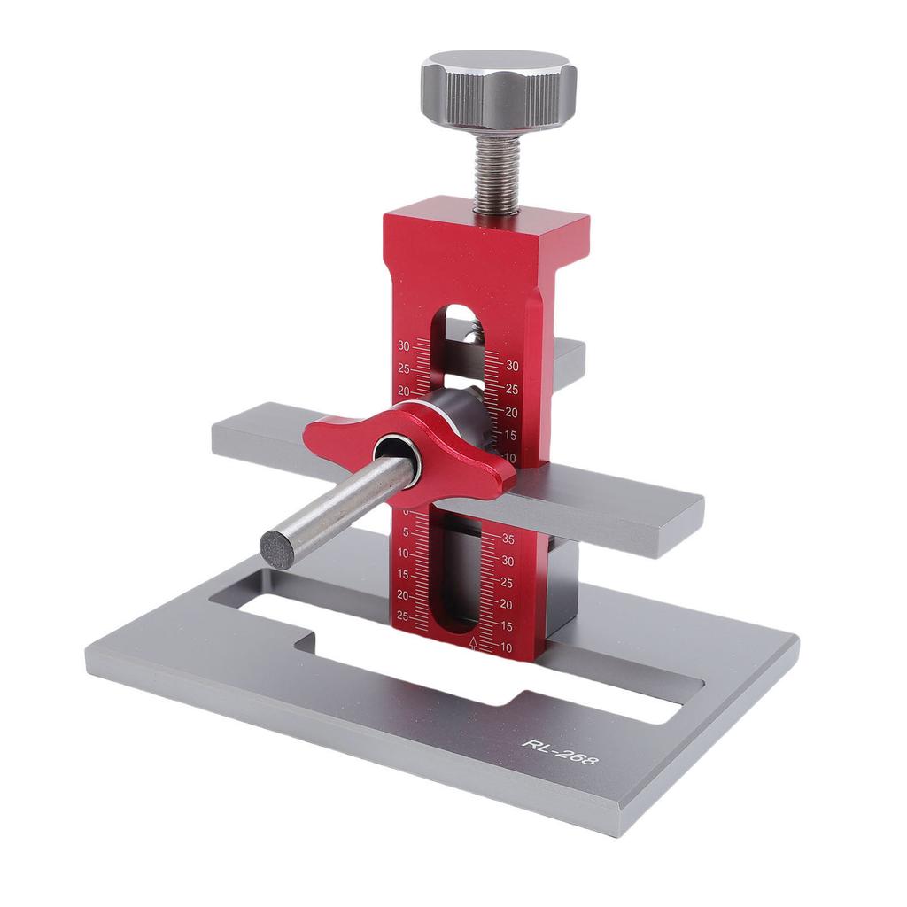 Cabinet Door Mounting Jig 3 in 1 Design Aluminium Alloy Clear Scale Cabinet Door Installation Positioner