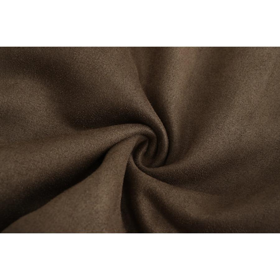 Cowhide Suede Jacket for Men Autumn Winter Turndown Collar Multi-pocket Windbreaker American Vintage Casual Coat Streetwear