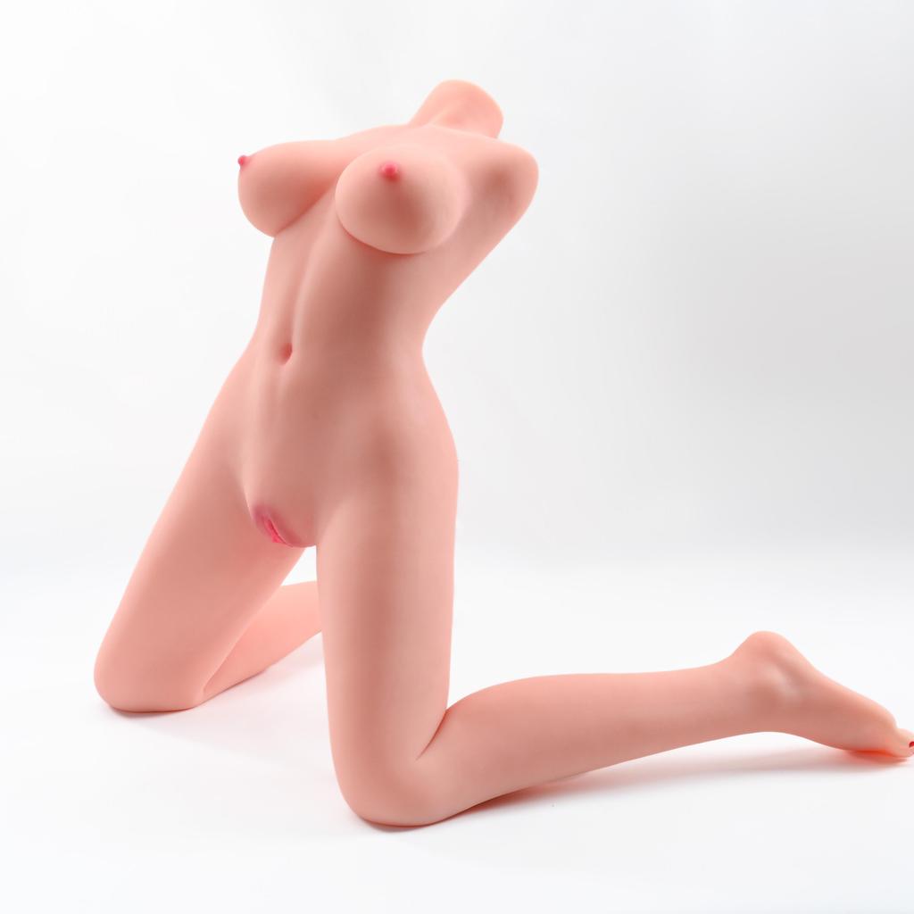 Realistisk Størrelse Kjærlighet Full Kropp for Fyldig Byste og Myk 3i1 Multifunksjonell Sexleketøy 13KG Dukke, Menn, Hofter, Tekstur,