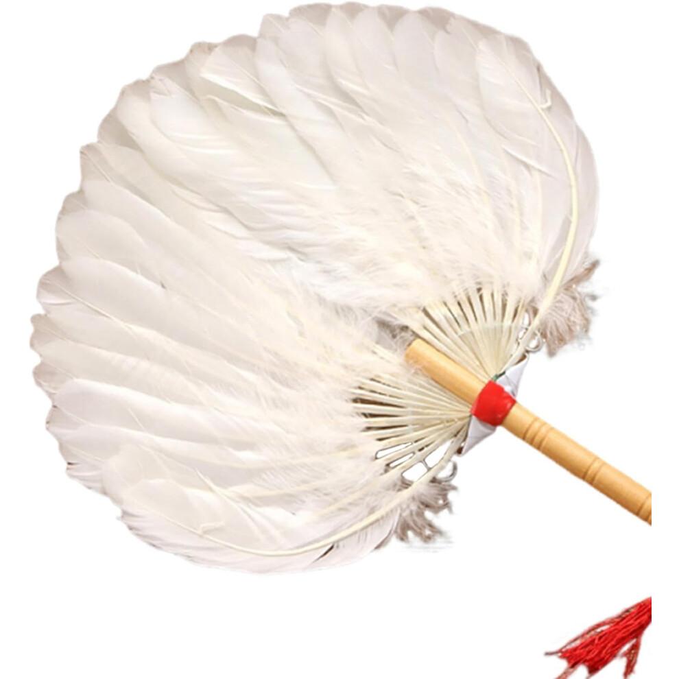 Chinese Feather Fan Zhuge Liang Style Traditional Design for Party Dance Wedding
