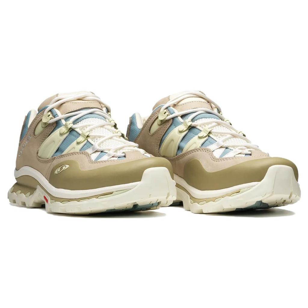 SALOMON XT Quest 2 Synthetic Leather, Leather Low top Outdoor Shoes Unisex Earth Yellow L47299300