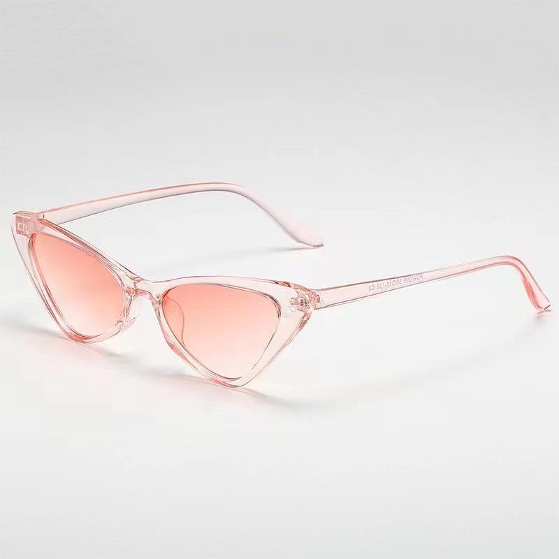 New European and American Fashion Cat-eye Sunglasses for Women, Personalized Candy-colored Sunglasses, Trendy Street Photography, Sunglasses