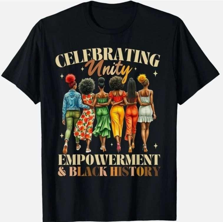Black History Month Pride Culture Afro Family Lover Unisex T-Shirt S разноцветный