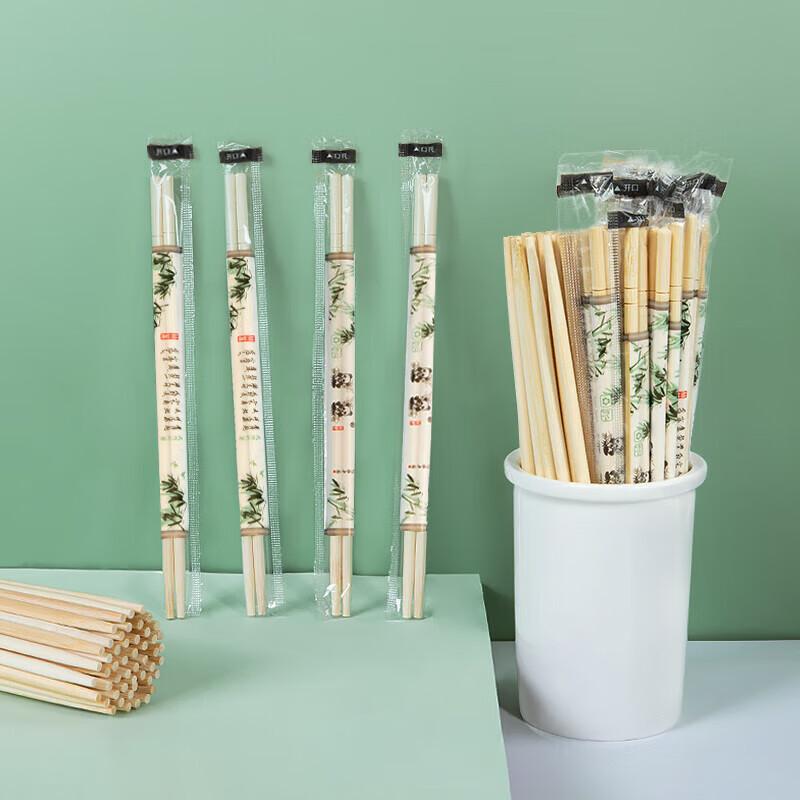 Individually Wrapped Disposable Bamboo Chopsticks