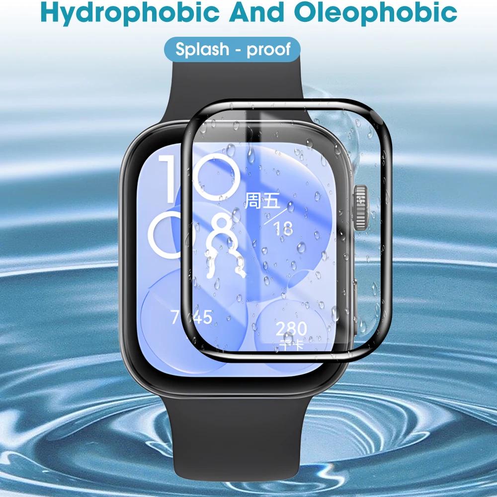 For Huawei Watch Fit 3 Full Cover Protective Film Anti-scratch 3D Curved Soft Screen Protector for Huawei Watch Fit3 Accessories