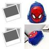Vibrant Boys' 3d Spiderman Backpack With Adjustable Padded Straps For Comfortable Use