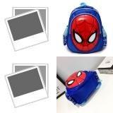 Vibrant Boys' 3d Spiderman Backpack With Adjustable Padded Straps For Comfortable Use