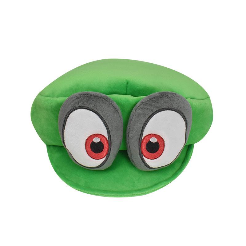 

Anime Game Mario Odyssey Plush Hat Novelty Green Red Cap For Cosplay Costume Halloween Birthday Gifts