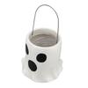 Halloween Eimer Vase Dekoration Multifunktionaler Blumentopf Pflanztopf Pflanzgefäß für Eingang Kaminsims Halloween-Themen Ornament