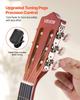 Classical Guitar, 960 mm, Wood Classical Guitar Starter Kit for Beginners, with Nylon Strings, Gig Bag, Strap, Tuner, Extra Strings, Picks, Capo,