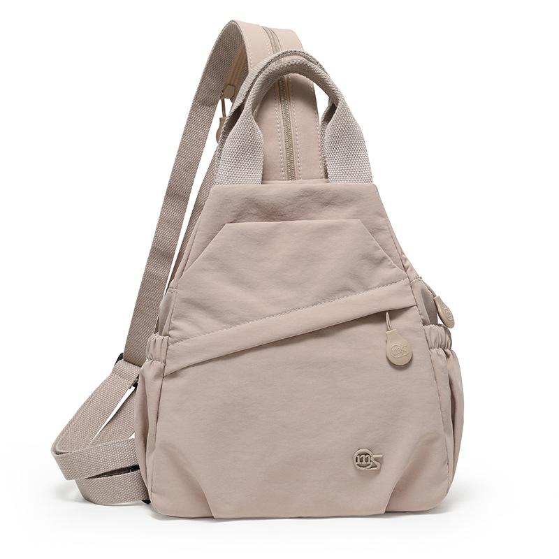 

Женская нагрудная сумка большой вместимости, сумка через плечо для поездок на работу, легкий многофункциональный рюкзак хаки