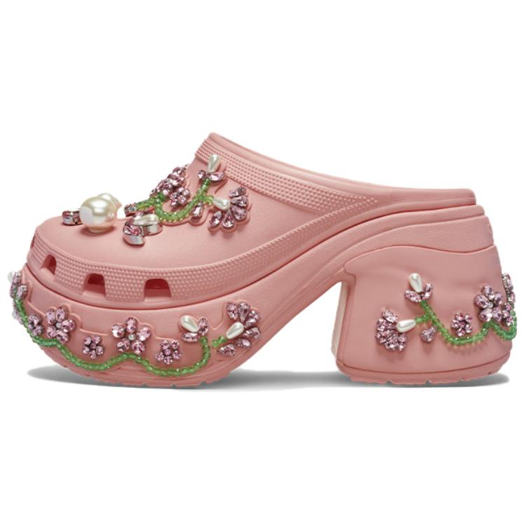 Crocs Simone Rocha X  Mermaid Comfortable Versatile Clogs Unisex Clogs Warm-Pink 210142-78U