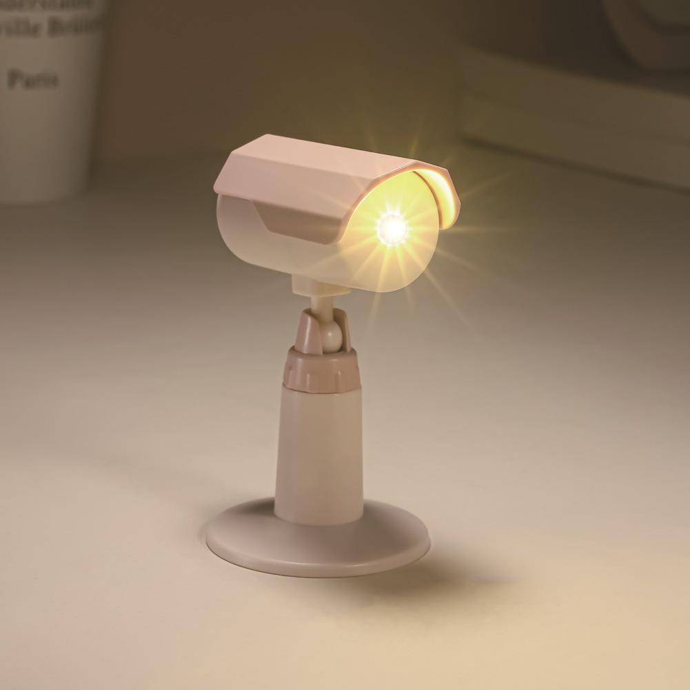 Cute Mini Camera Shaped Night Light Bedroom Bedside Sleep Lamp Creative Led  Table Lamp Desktop Decorative Ornaments Toys Gifts