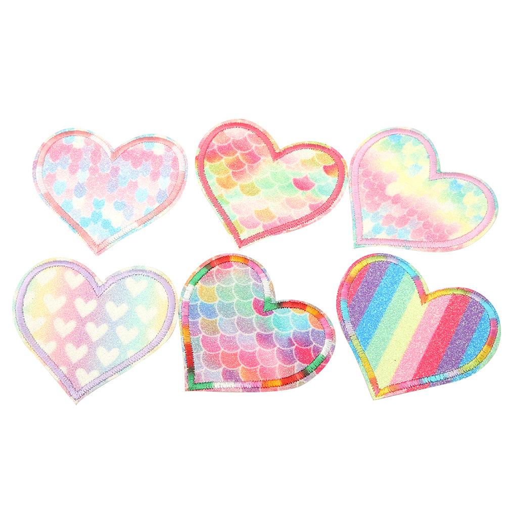 6pcs Embroidered Patch Applique Sewing Cloth Sticker DIY Clothing Accessories