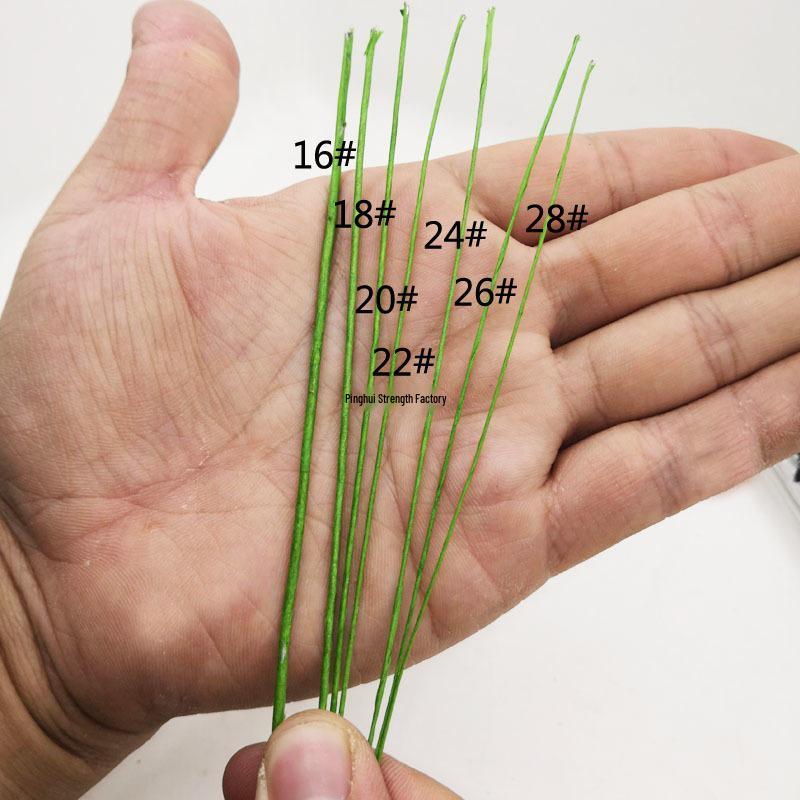 26-Gauge Green Floral Iron Wire for DIY Paper-Wrapped Flower Stems and Gypsophila.