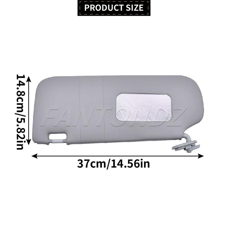 852101J000 852201J000 For Hyundai I20 2008-2018 Car Sun Visor With Makeup Mirror Left Or Right Replacement Interior Sunshade