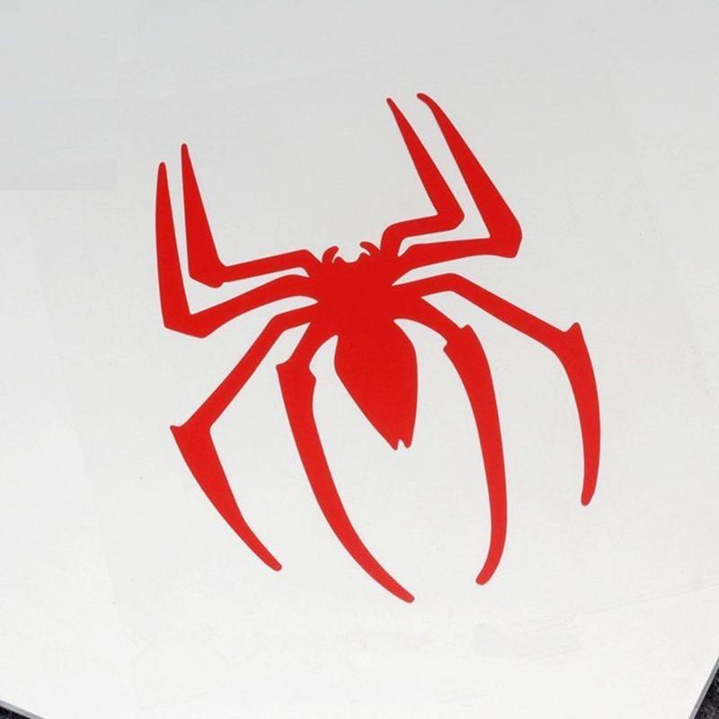 2PCS Motorcycle stickers, helmet stickers, spider decorations, reflective waterproof stickers, stickers modification decals 13cm