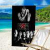 1pc Linkin Park1 Beach Towel, Beach and Seaside Swimming Pool Equipment, Fashion Pattern, Rectangular, Travel Essentials