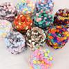 Velvet Ball Yarn Rainbow Pom Pom Yarn For Hand Knitting Blanket Carpet Cushion Scarf Line Colorful Yarn Woven Crochet Mat Thread