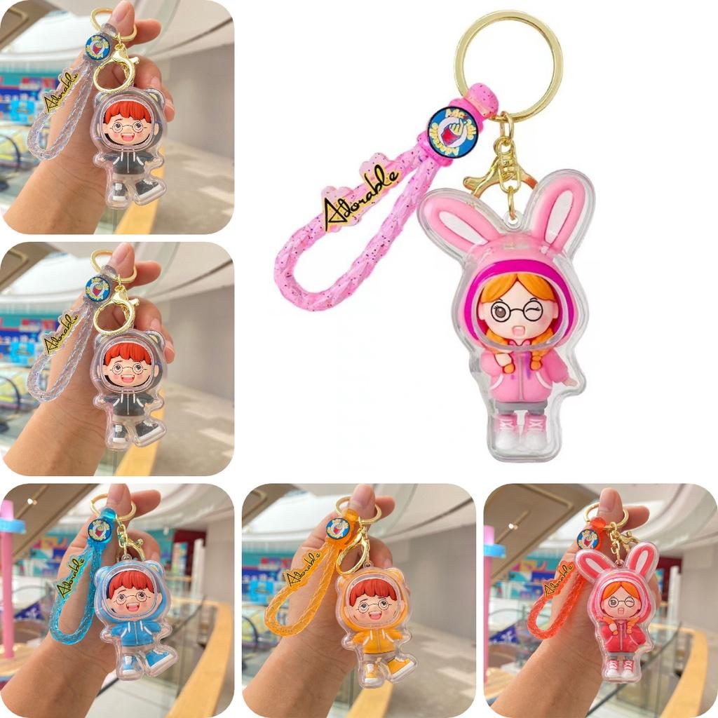 Stylish Acrylic Keychain For Couples Suitable For Cars Bags And Keys Bah-0028