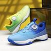 New Tennis Shoes Professional Flat-bottomed Non-slip Volleyball Shoes Lightweight Table Tennis Feather Sports Shoes Men's and Women's Breathable B
