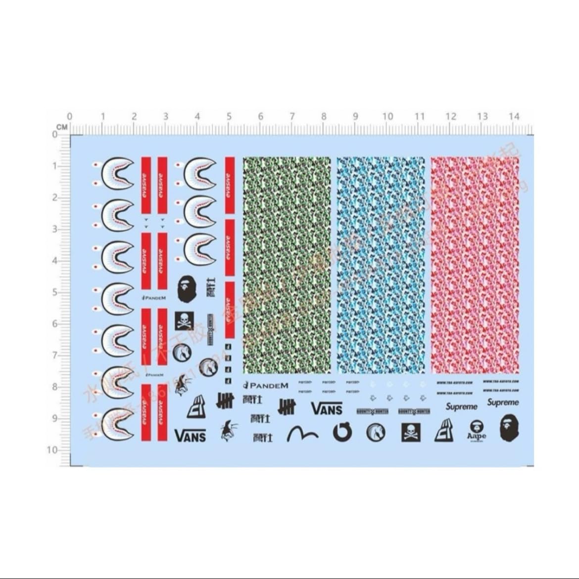 

Decal AD0063 Sponsor Mini Car Custom 1/64 [Item] чорний