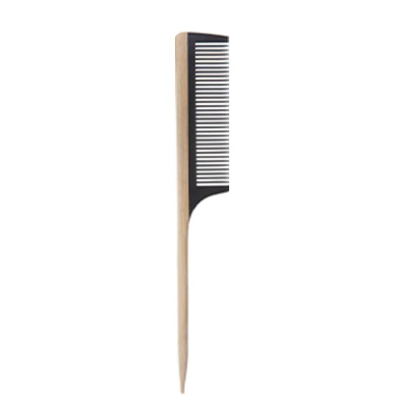 4 Types Bamboo Hair Comb Wide Tooth Comb Tail Comb Fine Tooth Comb Antistatic Hair Detangling Comb Hair Styling Comb