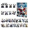 Cute Panda Ornaments for Christmas Tree Advent Calendars 2026, 2D Acrylic Hanging Decorations Car Xmas Tree, 24 Days Countdown Calendar, Gifts Lovers