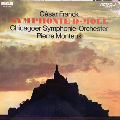 LP-skiva CESAR FRANCK, CHICAGO SYMPHONY ORCH - Symphonie D-Moll VICS1387 RCA Victrola Tyskland Klassisk Begagnad