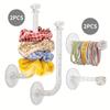 2/4pcs Headband Holder Scrunchie Organizer Stand Hair Accessories Organizer Storage Shelf For Headbands Hairband Hair Ties Clear