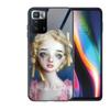 Krajews Bambole Spaventose cover Guscio in Vetro Temperato Custodia per Telefono Per XiaoMi Redmi Note 10 9S 8 7 6 5 A 10t Pro 9T Cover Pre Custodie