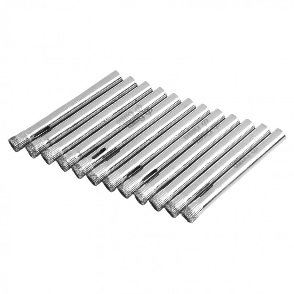 Ceramic and Glass Mastery Twelve Piece Drill Bit Collection At Six Mm